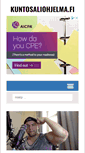 Mobile Screenshot of kuntosaliohjelma.fi